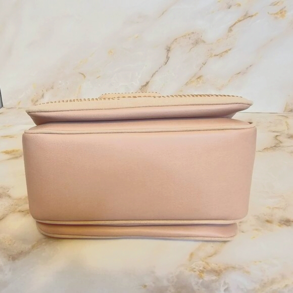 Karl Lagerfeld Paris Fleur Embellished Shoulder Bag, Rose Smoke, NWT - Picture 4 of 5